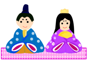 ひな飾り３(PNG)
